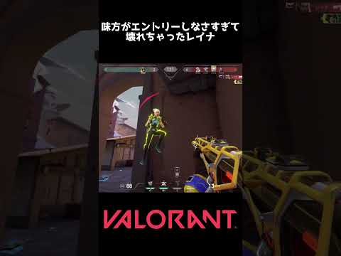 味方がエントリーしなさすぎて壊れちゃったレイナ【VALORANT/ヴァロラント】