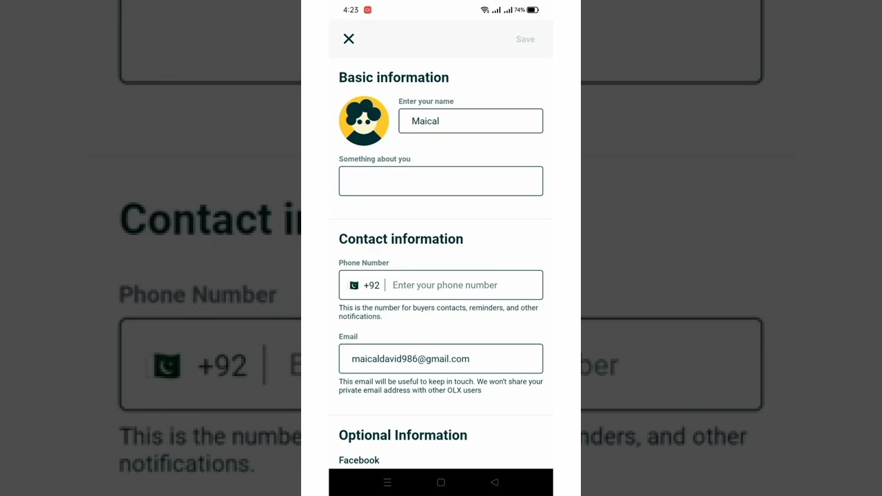 How to delete olx account
