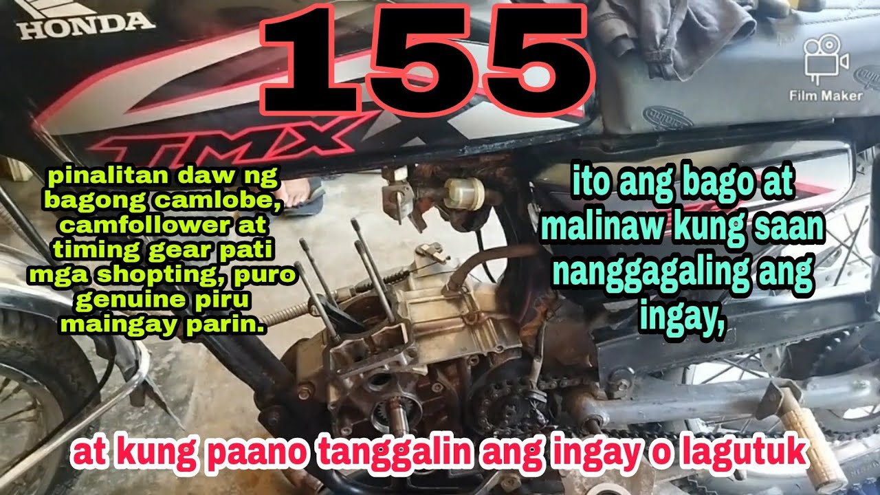 bagong edition kung paano tanggalin ang ingay o lagutuk ng makina.Tmx 155