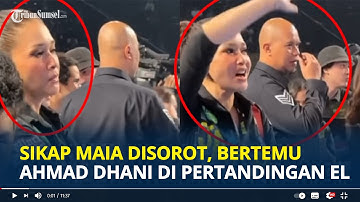 MOMEN Maia Estianty dan Ahmad Dhani Bertemu Lagi di Pertandingan Tinju El Rumi, Sikapnya Disorot