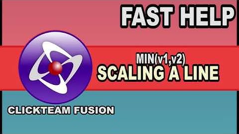 Fast Help - Scaling a line  - Clickteam