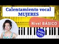 Ejercicios de vocalizacion para MUJERES. Ejercicios para cantar BIEN de 10 minutos!