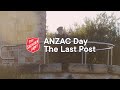 Anzac day tribute the last post by salvation army soldier andrew hill