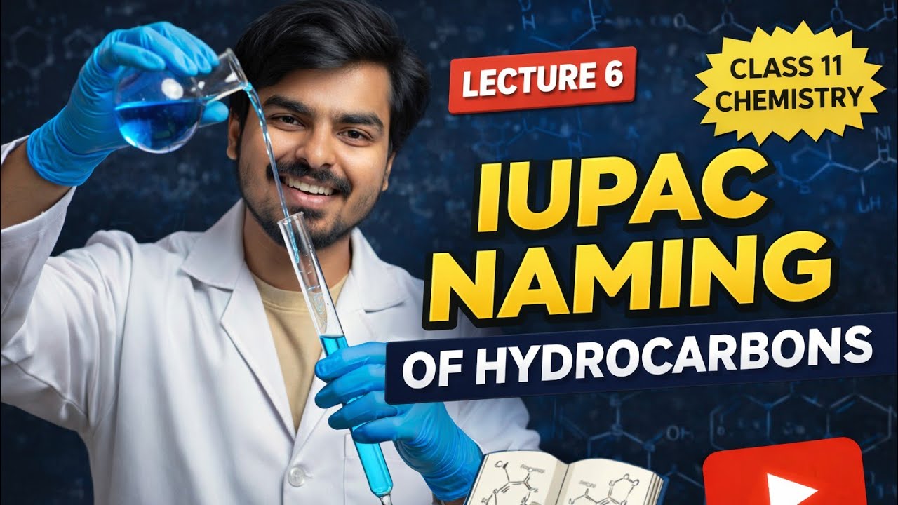 Lec-6 | IUPAC Nomenclature of Hydrocarbons | Most Important Questions | JEE Mains | Neet | Boards