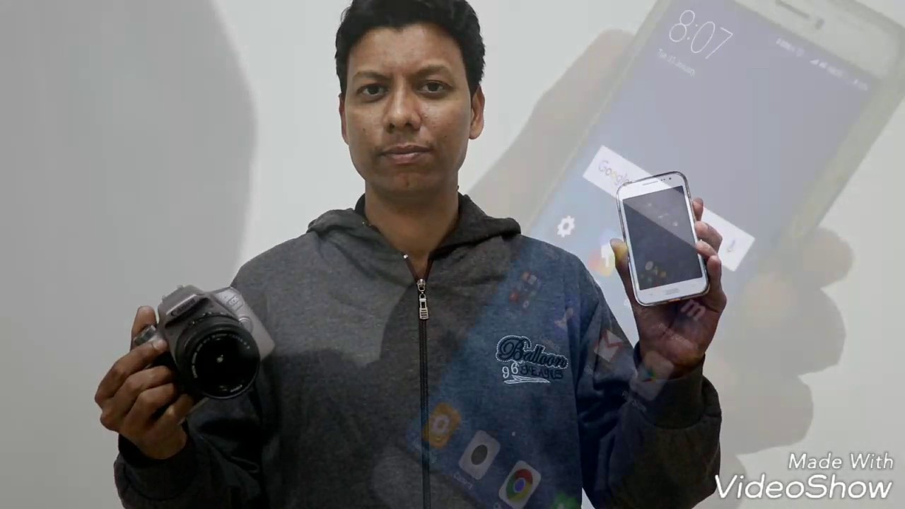 How To connect Canon WiFi camera to smartphone EOS1300D and Canon