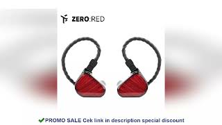 TRUTHEAR x Crinacle ZERO:RED Dual Dynamic Drivers In Ear Headphone with 0.78 2Pin Cable