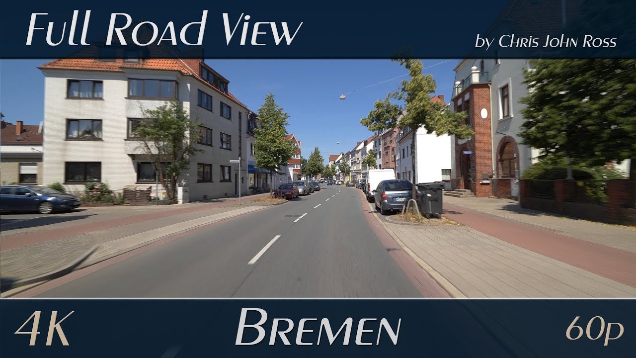 Bremen, Germany: Woltmershausen, Rablinghausen - Woltmershauser Straße - Lankenauer Höft - 4K UHD