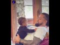 Roman reigns cousin jimmy uso playing with his child 