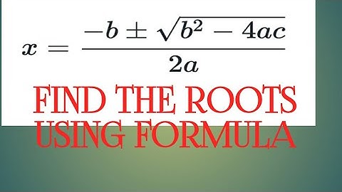 #finding roots of a quadratic expression by using formula method in telugu || sri pragna