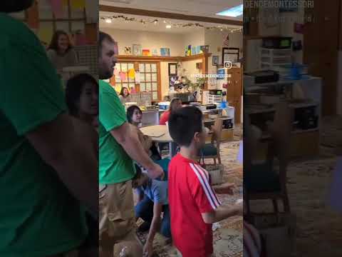 Family devotion night at Providence: A Christian Montessori Community