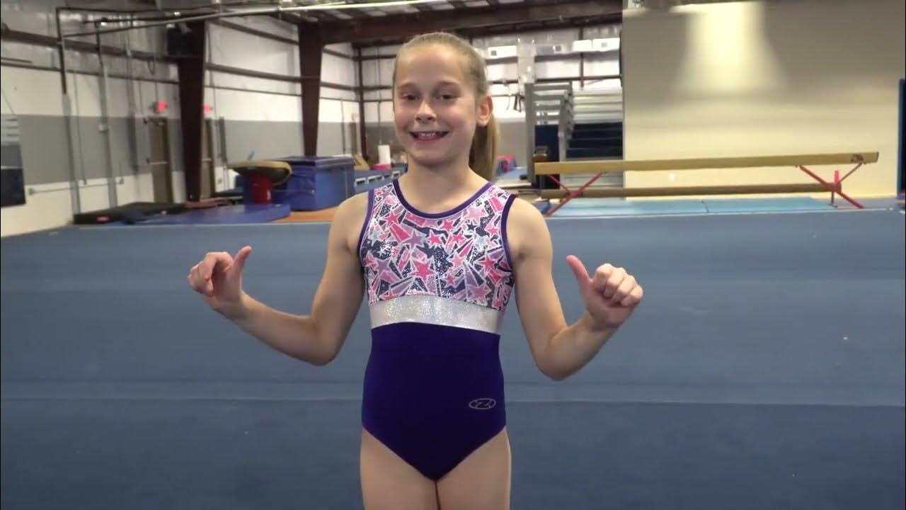 SevenGymnasticsGirls Kyra's Level 6 Gymnastics Floor Routine (2018