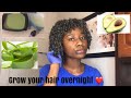 aloe vera and avocado deep conditioner for massive hair growth