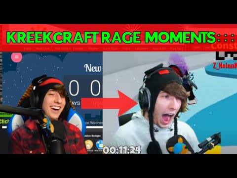 Roblox | Kreekcraft *RAGE* COMPILATION - YouTube