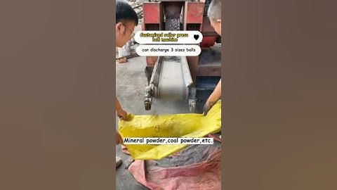 How to press 30-80cm mineral powder briquettes with a briquettes maker ? how much?