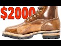 Worlds most expensive work boot how its made nicks handmade boots  shell cordovan boot