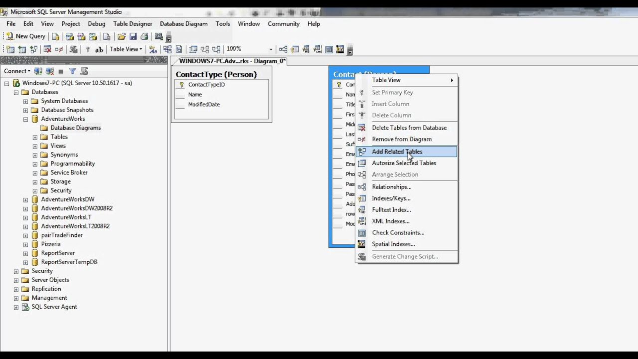 how to create database in mysql management studio