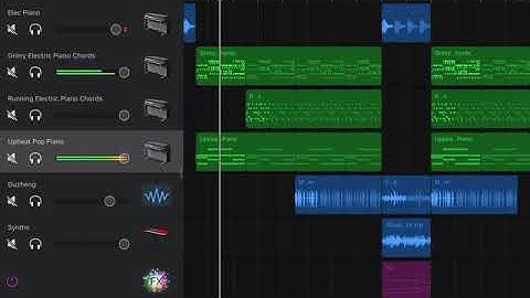 making a song with apple loops