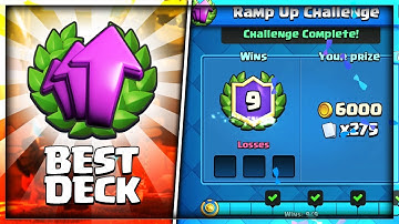 BEST DECK FOR "RAMP UP CHALLENGE" IN CLASH ROYALE | EASY 9 WINS IN RAMP UP CHALLENGE!
