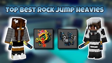 Top best rocket jump heavies in Pixel gun 3D!