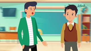 Kisah Kasih di Sekolah - Episode 1 #lenarasi #animation #fyp #animasi 