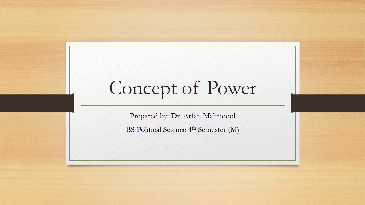 essay on concept of power