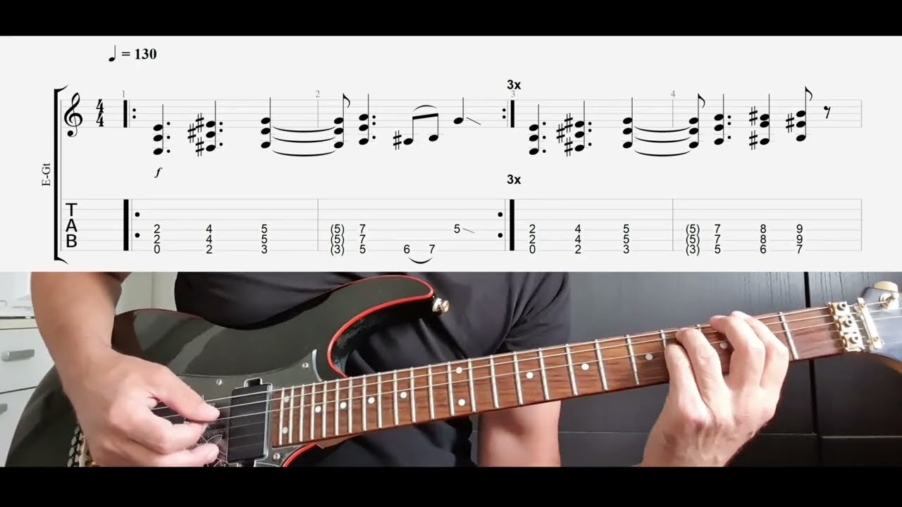 Youthanasia - Megadeth - Rhythm guitar TABS (standard tuning