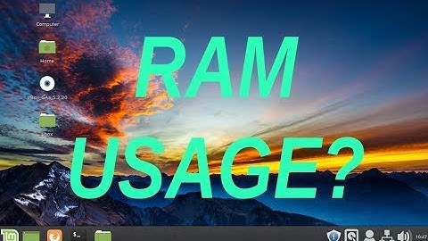 Linux Mint 19.1: How much RAM does it use?
