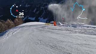 Kappl - skiing slope 4, valley run (red)