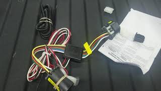 Leer plugin harness for installing third brake light on truck cap topper. No splicing T harness.