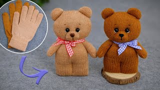 I bought all the GLOVES in the storeDIY wonderful BEARSWITHOUT glue, easy and fast