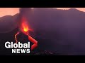 La Palma volcano: Eruption intensifies as rivers of lava continue to flow toward sea | FULL