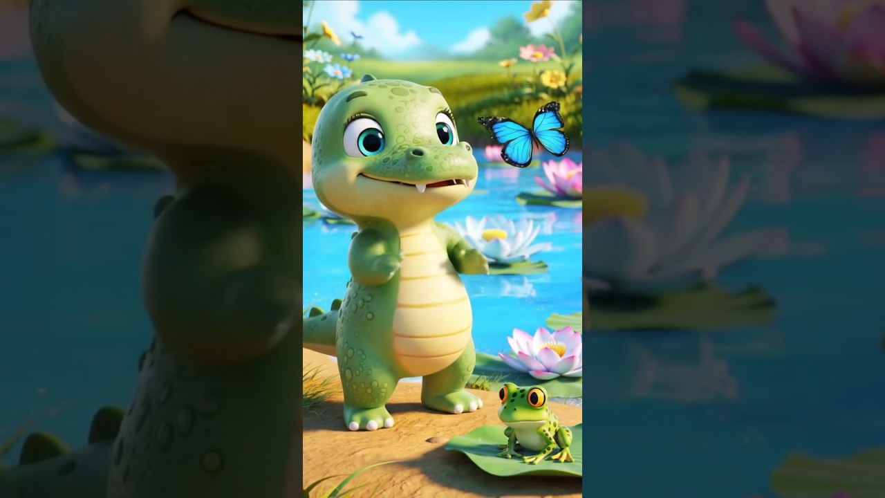 See You Later, Alligator 🐊 | Fun Goodbye Song for Kids | Ezylar Rhymes