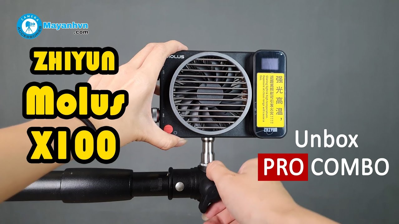 Combo Đèn Led Zhiyun MOLUS X100 Bi-Color chính hãng giá rẻ