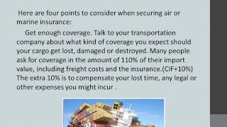 49 Import Insurance and claims