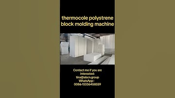 EPS Thermocol Forming Block Moulding Machine