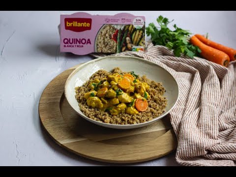 🍛 ¡Receta de Quinoa con Pollo al Curry! 🍲 ¡Fácil y Delicioso! 😋