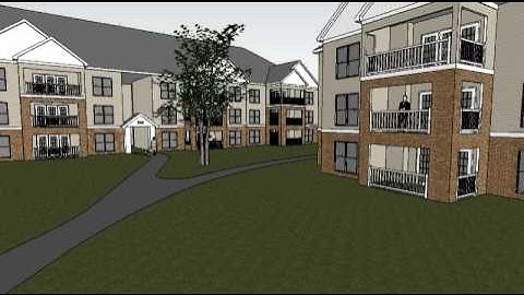 SketchUp Apartment Complex