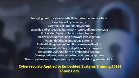 Cybersecurity Applied to Embedded Systems