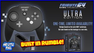 The Ultra Edition Limited Wireless N64 Controller With Built In Rumble For N64, Nintendo Switch & PC