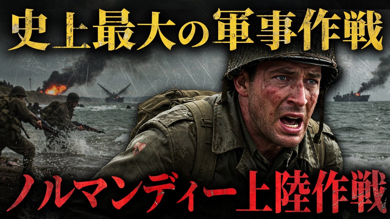 世界の運命を変えた史上最大の上陸作戦【ノルマンディー上陸作戦】