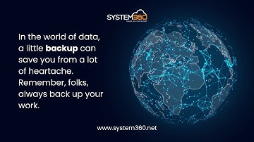 Mastering Data Backup: Solutions with System360 | Managed IT Services in Houston