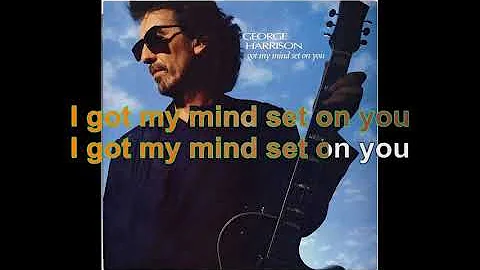 George Harrison - Got My Mind Set On You [Lyrics Audio HQ]