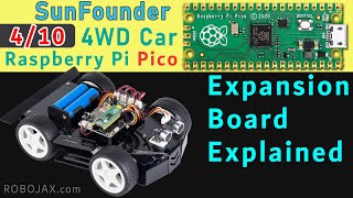 Course Lesson 4 of 10: Raspberry Pi Pico Expansion board for 4WD Smart Car Kit