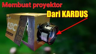 ide kreatif proyektor dari kardus