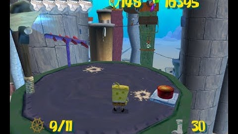 (GC EMU) Bfbb: Downtown Rooftops With Spongebob (Backwards)