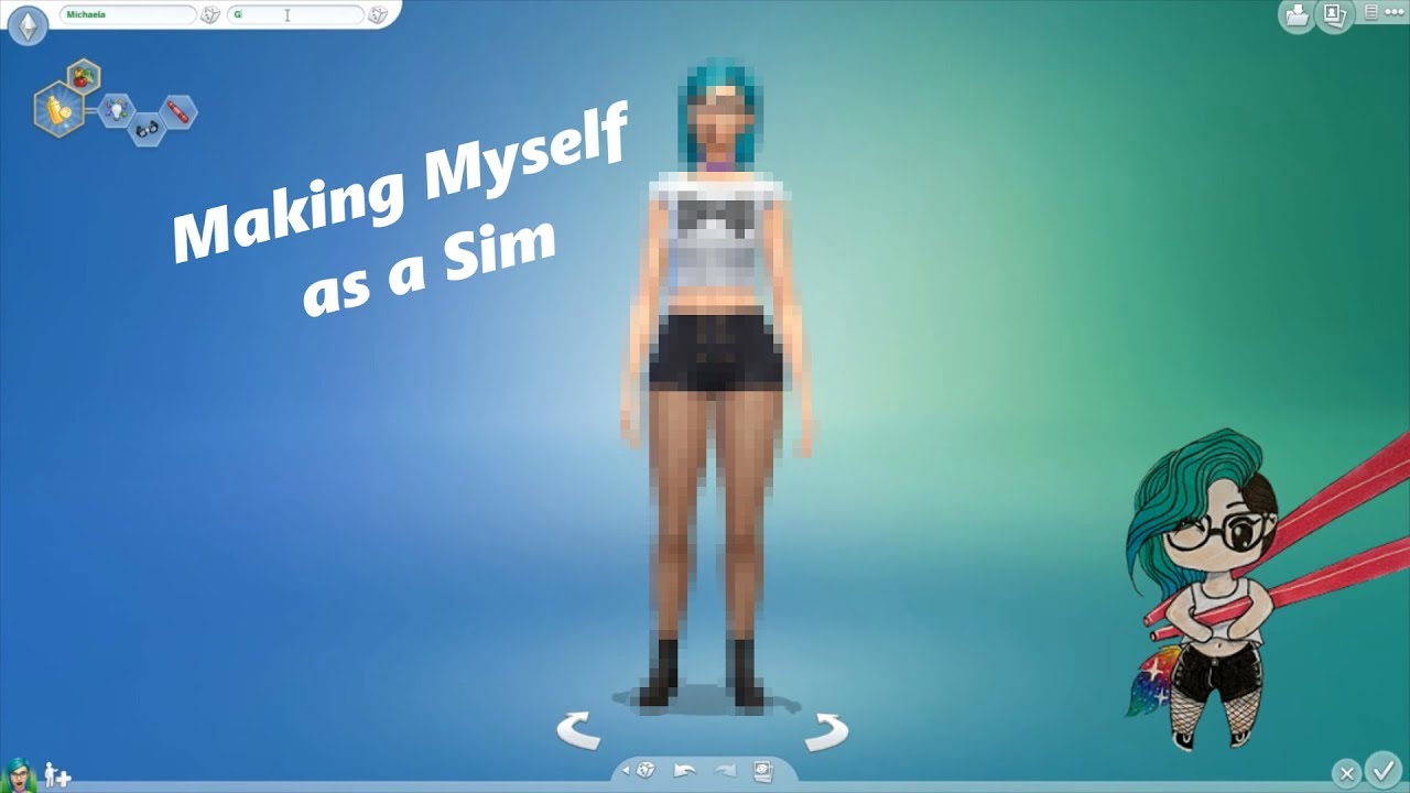 SIMS 4 FREE DOWNLOAD | MAKING MYSELF AS A SIM - YouTube