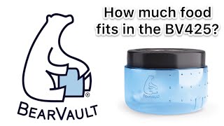 BV425- What fits inside the smallest Bear Vault