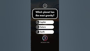 Which Planet Has The Most Gravity? #generalknowledge #quiz #trivia