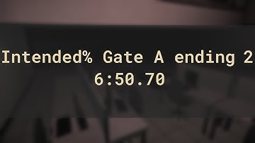 [FWR] SCP Containment Breach - Intended% Speedrun 6:50.70 (Gate A Ending 2)