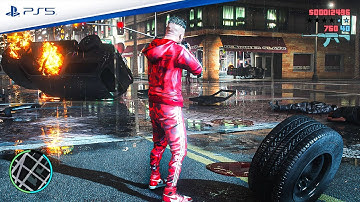 ⁴ᴷ⁶⁰ GTA 6 PS5 Graphics!? Five Star Police Chase & Action Gameplay - GTA 5 Maxed-Out RTX 4090 [4K]